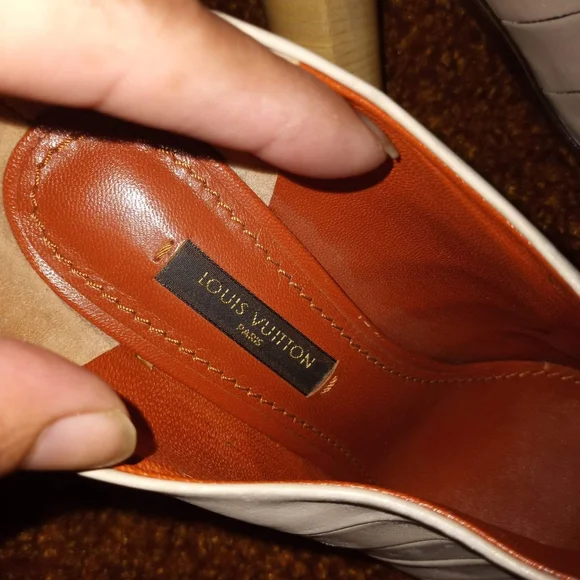 Authentic Louis Vuitton high heels shoes pre owned in pristine condition